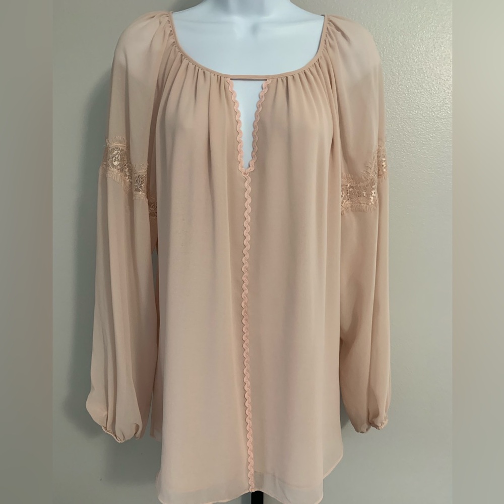 NWT Max Studio Long Sleeve Relaxed Blouse